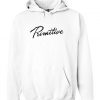 primitive font hoodie