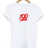 100 t-shirt