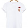 rose hand tshirt