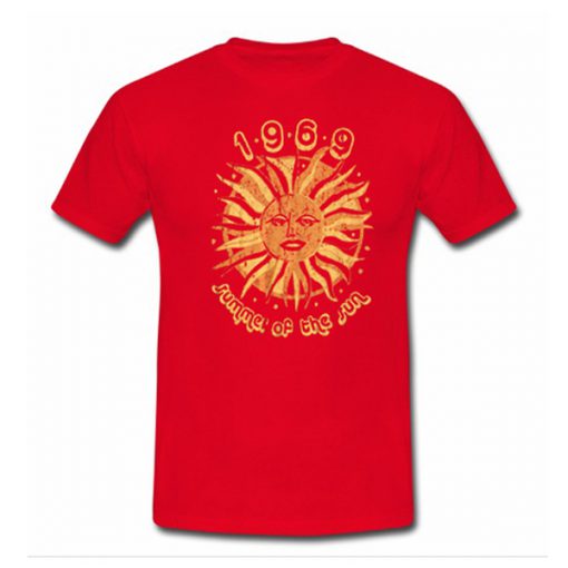 1969 summer of the sun tshirt