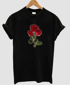 3 red rose t-shirt