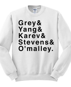 grey yang karev stevens omalley sweatshirt