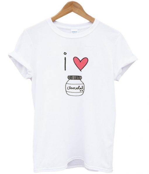 i love chocolate t-shirt