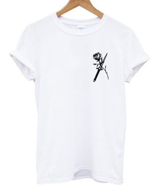 mason dagger rose t-shirt