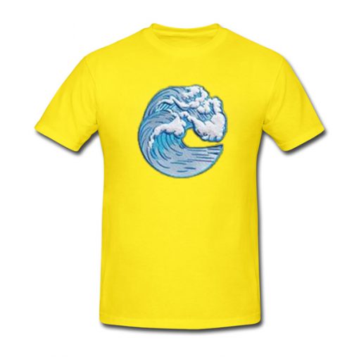 ocean wave tshirt