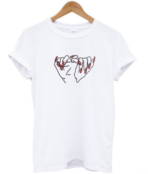 promise hand t-shirt