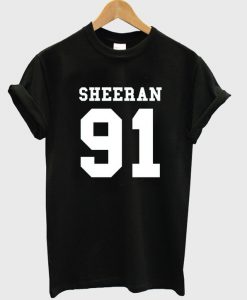 sheeran 91 t-shirt