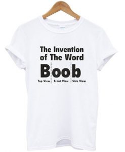 the invitation of the world boob t-shirt