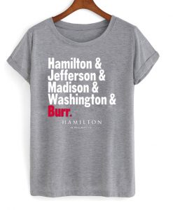 hamilton names t-shirt