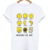 history of art t-shirt