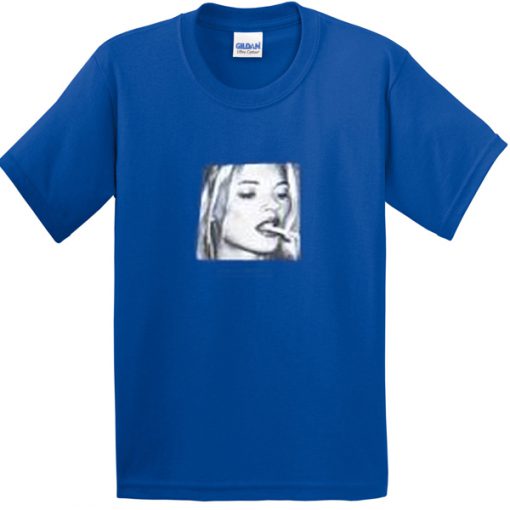 kate moss smoking tshirt