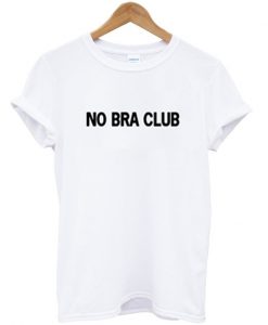 no bra club t-shirt