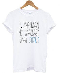 p. suherman 42 wallaby way sydney t-shirt