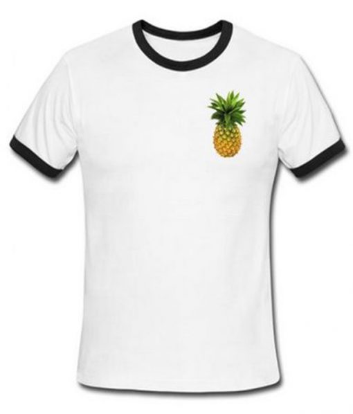 pineapple ringer t-shirt