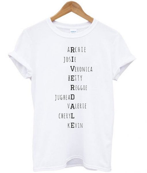 riverdale names t-shirt