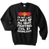 sailormoon i'm not lazy quotes sweatshirt