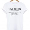 unicorn meaning t-shirt