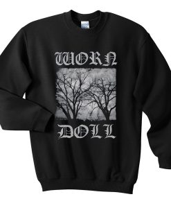 worn doll sweatshirt