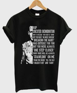 RIP chester bennington t-shirt