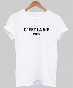 c'est la vie paris t-shirt