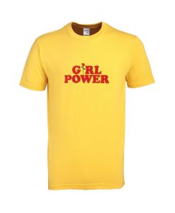 girl power yellow tshirt