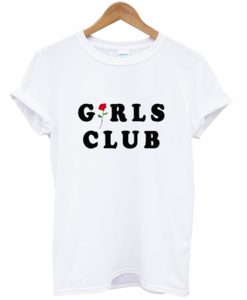 girls club flower t-shirt