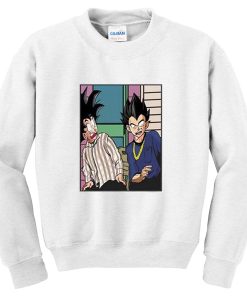 goku and vegeta dragon ball sweatshirt