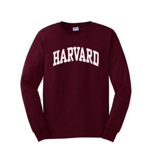 harvard maroon sweatshirt