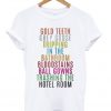 lorde royals gold teeth grey goose t-shirt