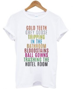 lorde royals gold teeth grey goose t-shirt