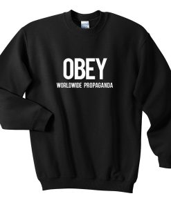 obey worldwide propaganda sweatshirt