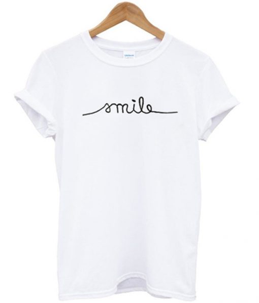 smile letter t-shirt