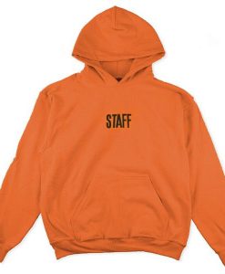 staff orange hoodie