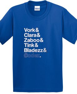 vork clara zaboo tink bladezz codex tshirt