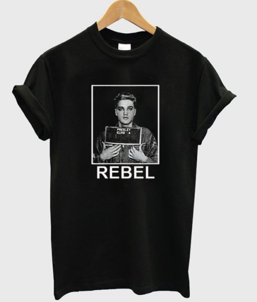 Rebel elvis presley t-shirt