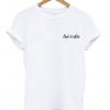 bad habits font t-shirt