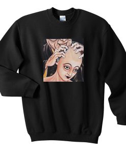 bald head sweatshirt