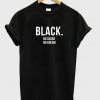 black no sugar no cream t-shirt