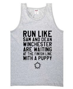 run like sam and dean tanktop