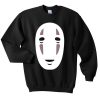 spirited away no face sweatshirt