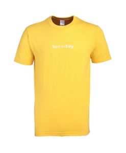 tuesday yellow tshirt