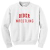 rider wrestling sweatshirt