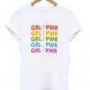 grl pwr rainbow tshirt