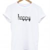 happy font t-shirt