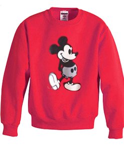 mickey mouse red sweatshirt