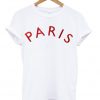 paris font t-shirt