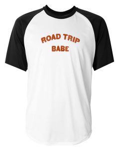 road trip babe baseball tshirt