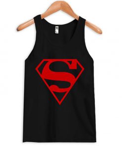 superman logo tank top