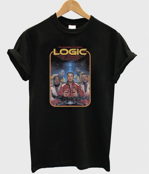 the incredible true story logic t-shirt