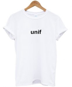 unif font t-shirt